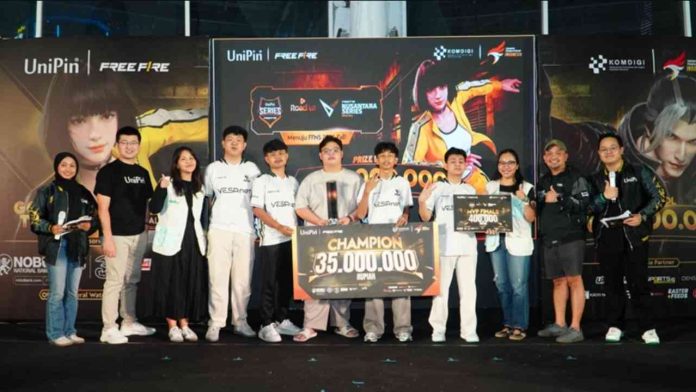 Sriwijaya Esports Juara UniPin Series Road to FFNS 2026 Fall, Bawa Pulang Rp35 Juta